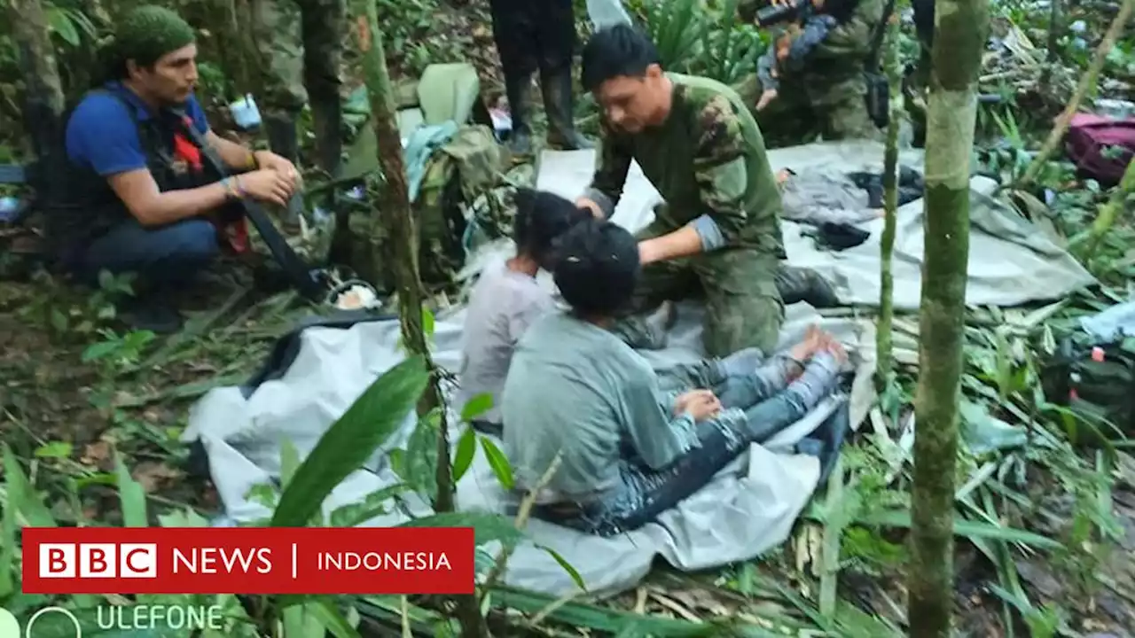 Pesawat jatuh: Empat anak ditemukan selamat di Hutan Amazon setelah 40 hari hilang - BBC News Indonesia