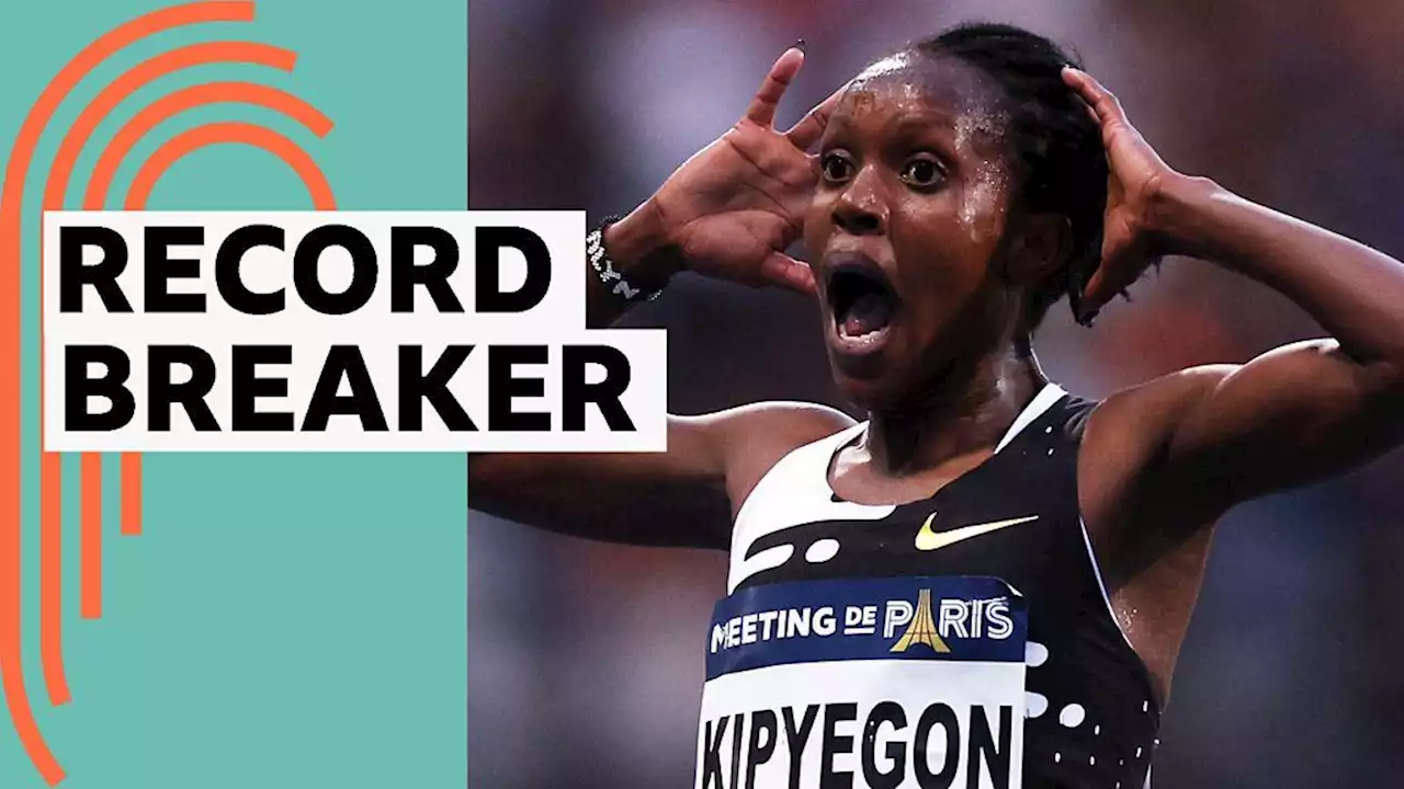 'Superhuman' Kipyegon breaks 5,000m world record