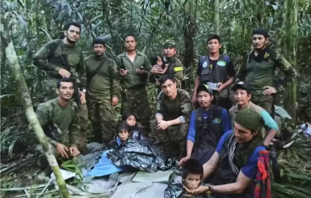 4 Anak Ditemukan Selamat 40 Hari Setelah Pesawat Jatuh di Hutan Kolombia