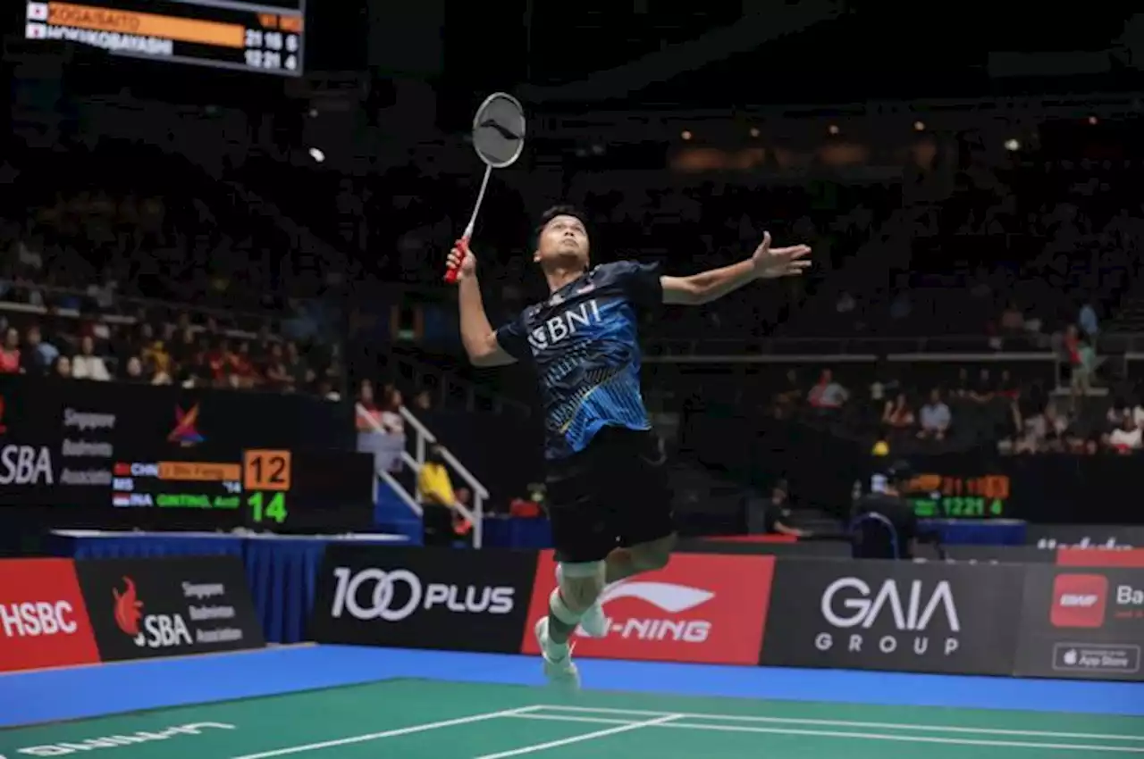 Singapore Open 2023 - Detik-detik Anthony Tuju Rekor Sangar, Tak Cukup Si Paling Semifinal - Bolasport.com