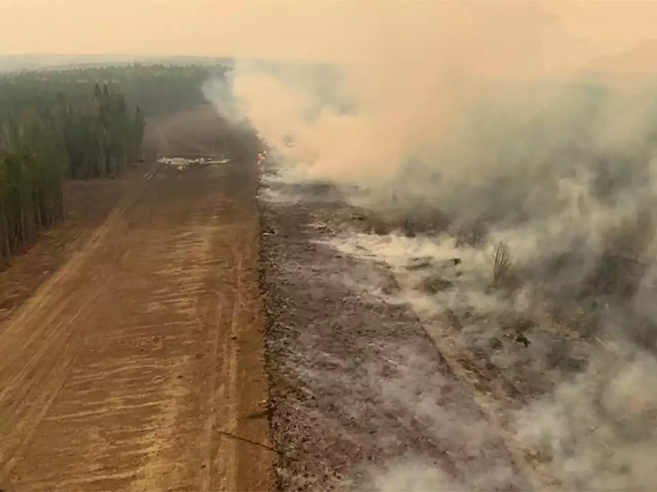 Wildfire forces Edson residents from their homes for second time