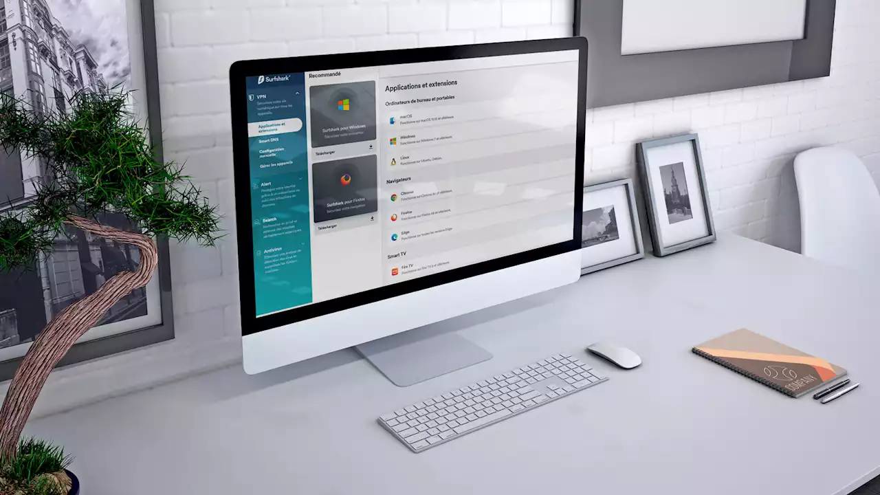 Profitez d'une confidentialité en ligne optimisée avec Surfshark VPN