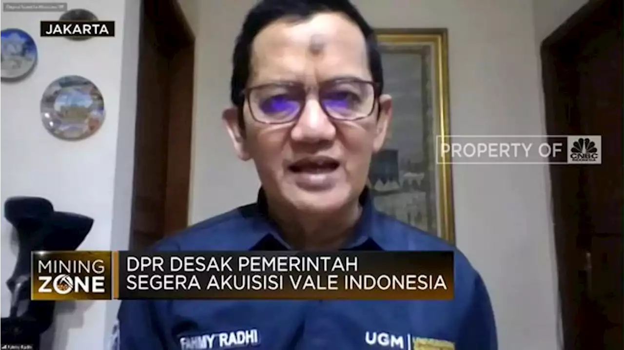 DPR Desak Pemerintah Divestasi Saham Vale, Untungnya Apa?