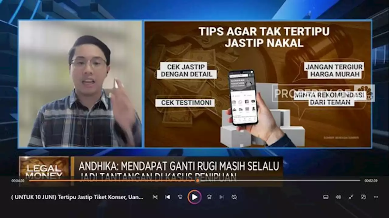 Video: Tertipu Jastip Tiket Konser, Uang Bisa Kembali?