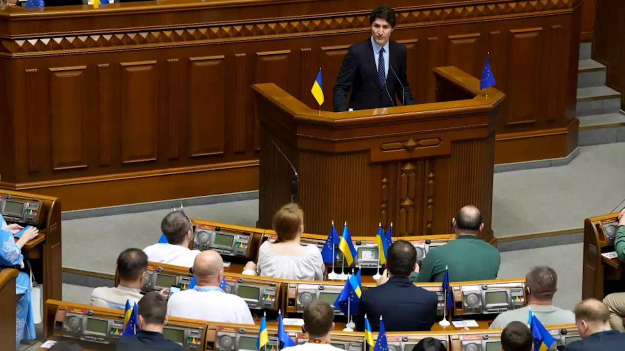 A fight for 'the future of us all,' Trudeau says in speech to Ukraine's parliament