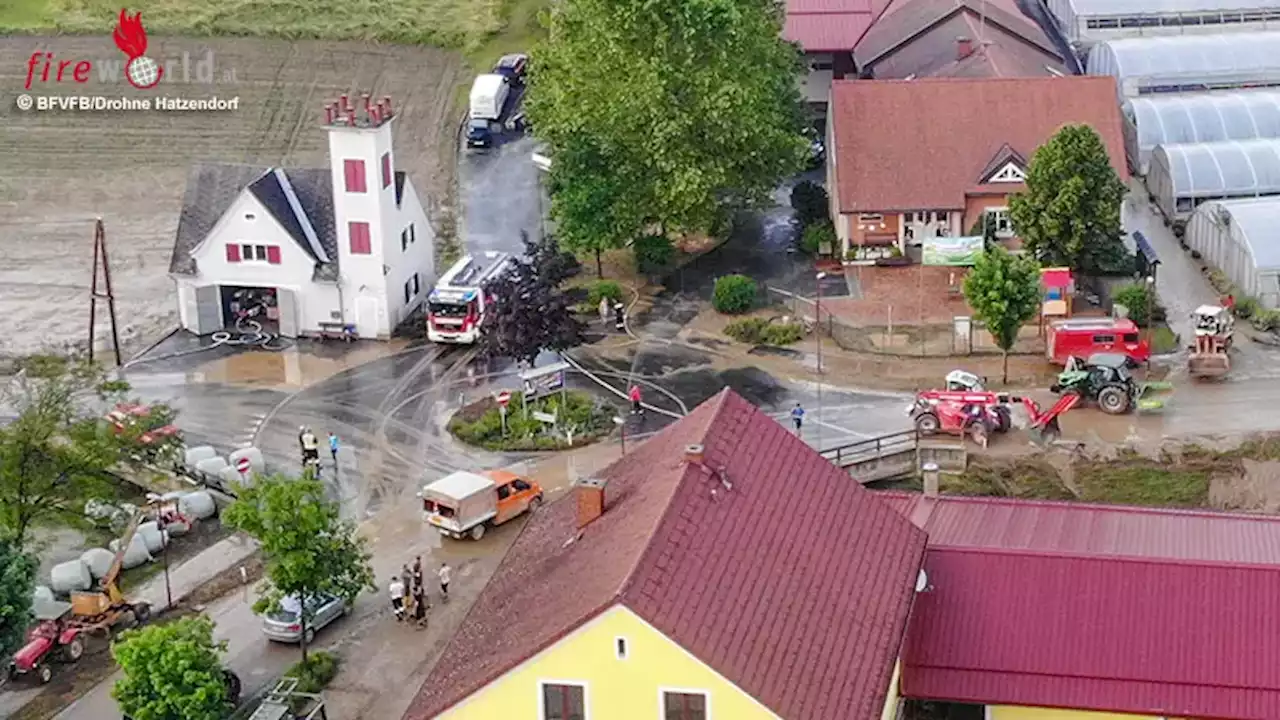 Stmk: Schweres Unwetter am 9. Juni 2023 über der Südoststeiermark