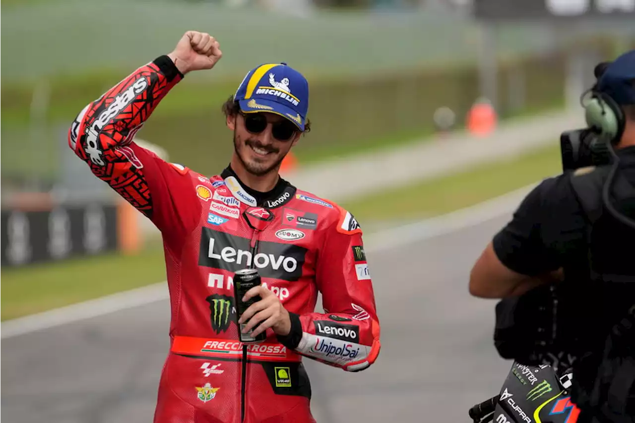 Bagnaia wins sprint, Binder breaks top speed record