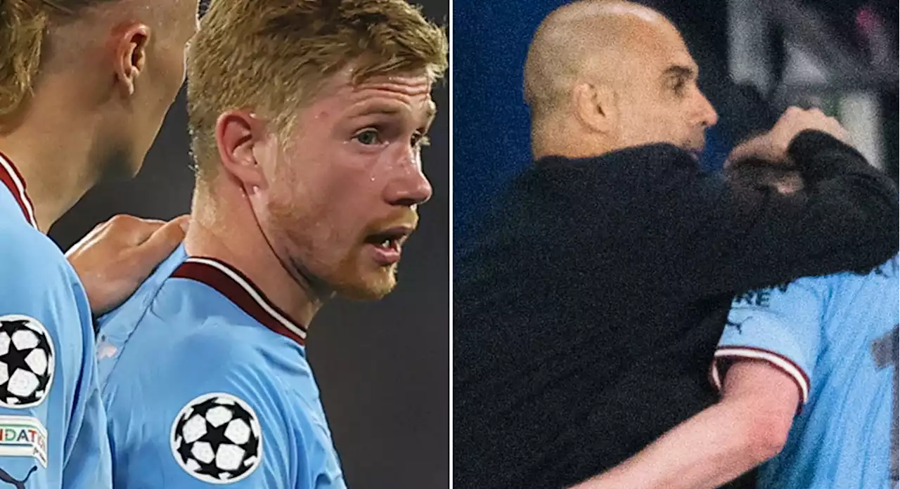 Smäll för City - De Bruyne tvingades kliva av