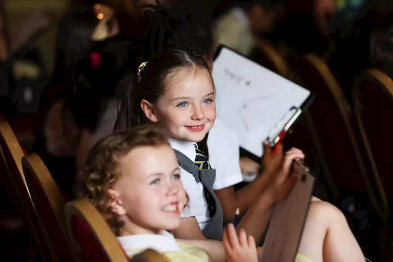 Cambuslang Primary School pupils attend the Wee Write festival