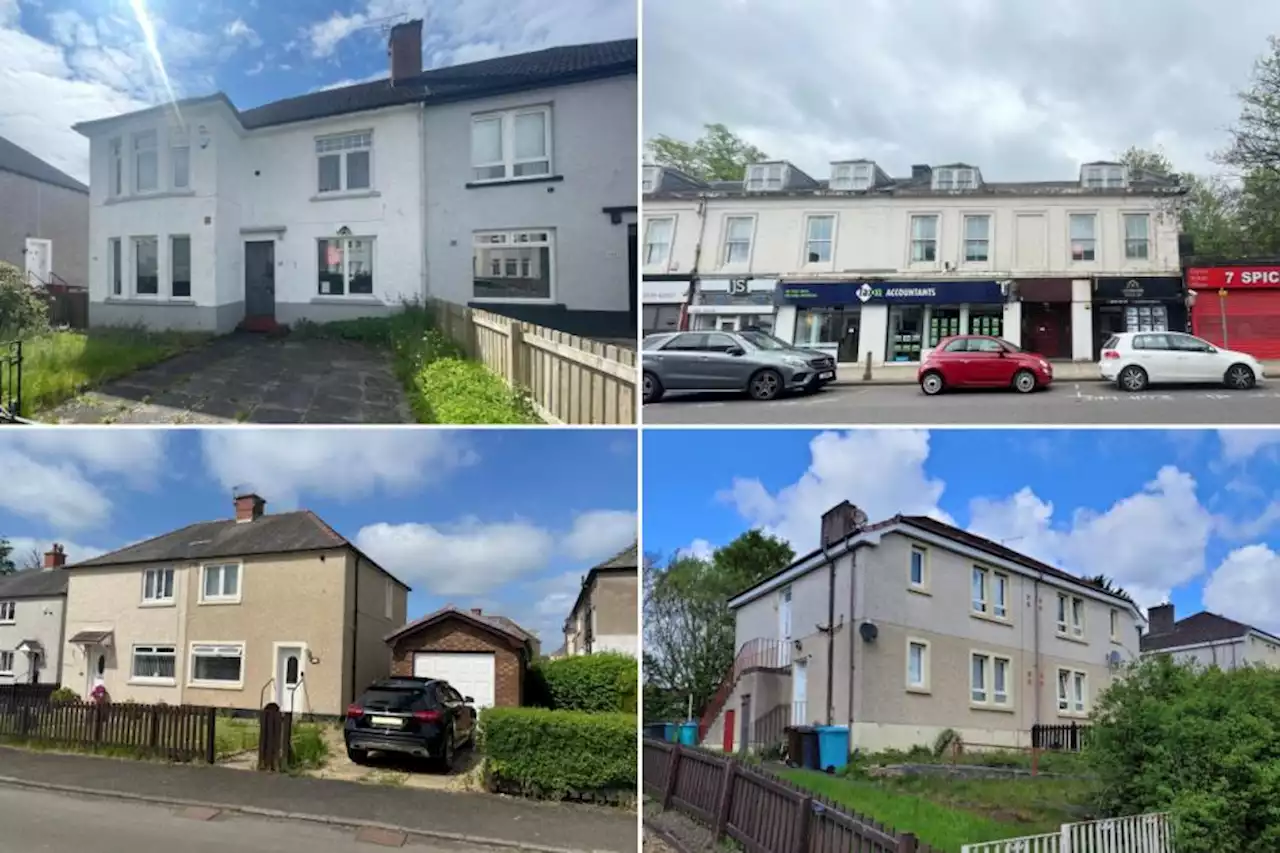 Properties for up for auction with guide prices starting under £38k