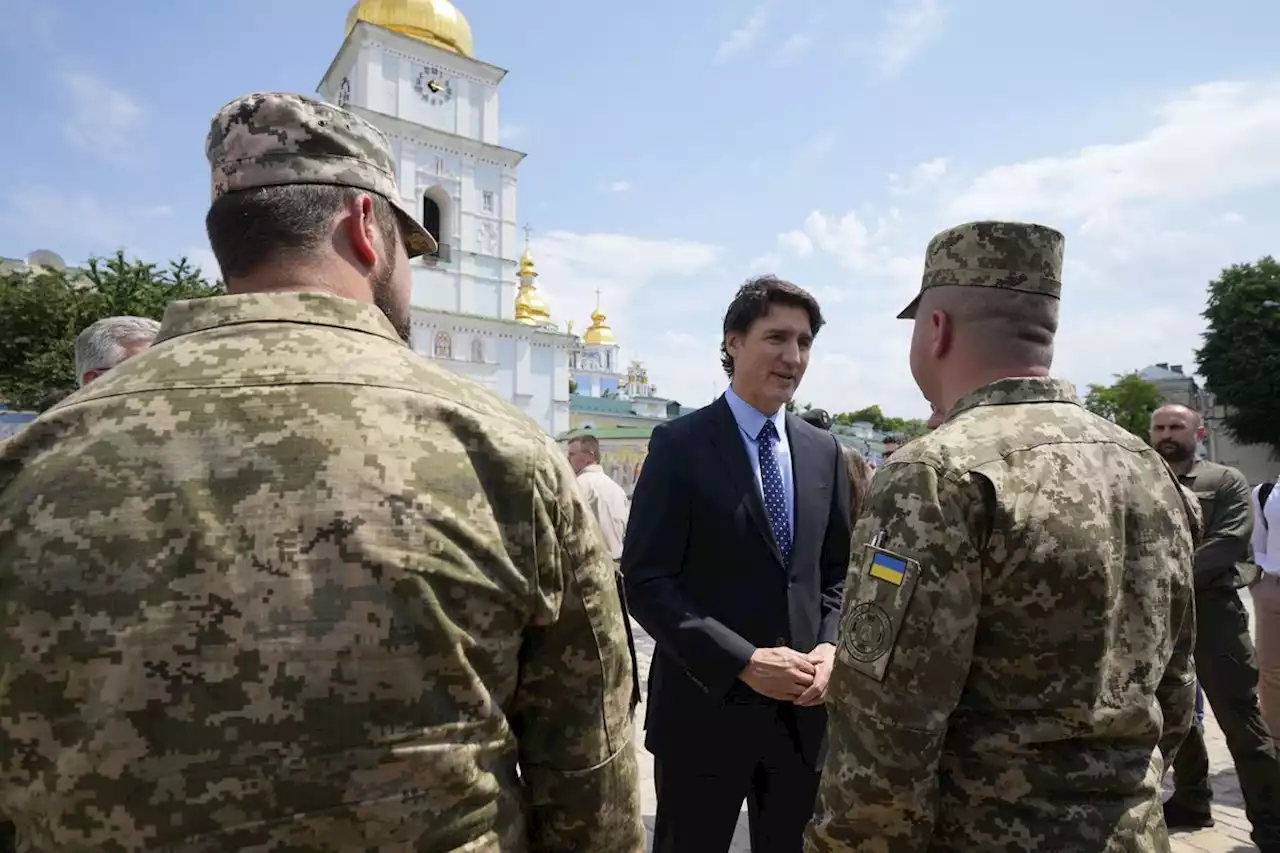 Prime Minister Trudeau in Kyiv to meet with Ukrainian President Volodymyr Zelensky.