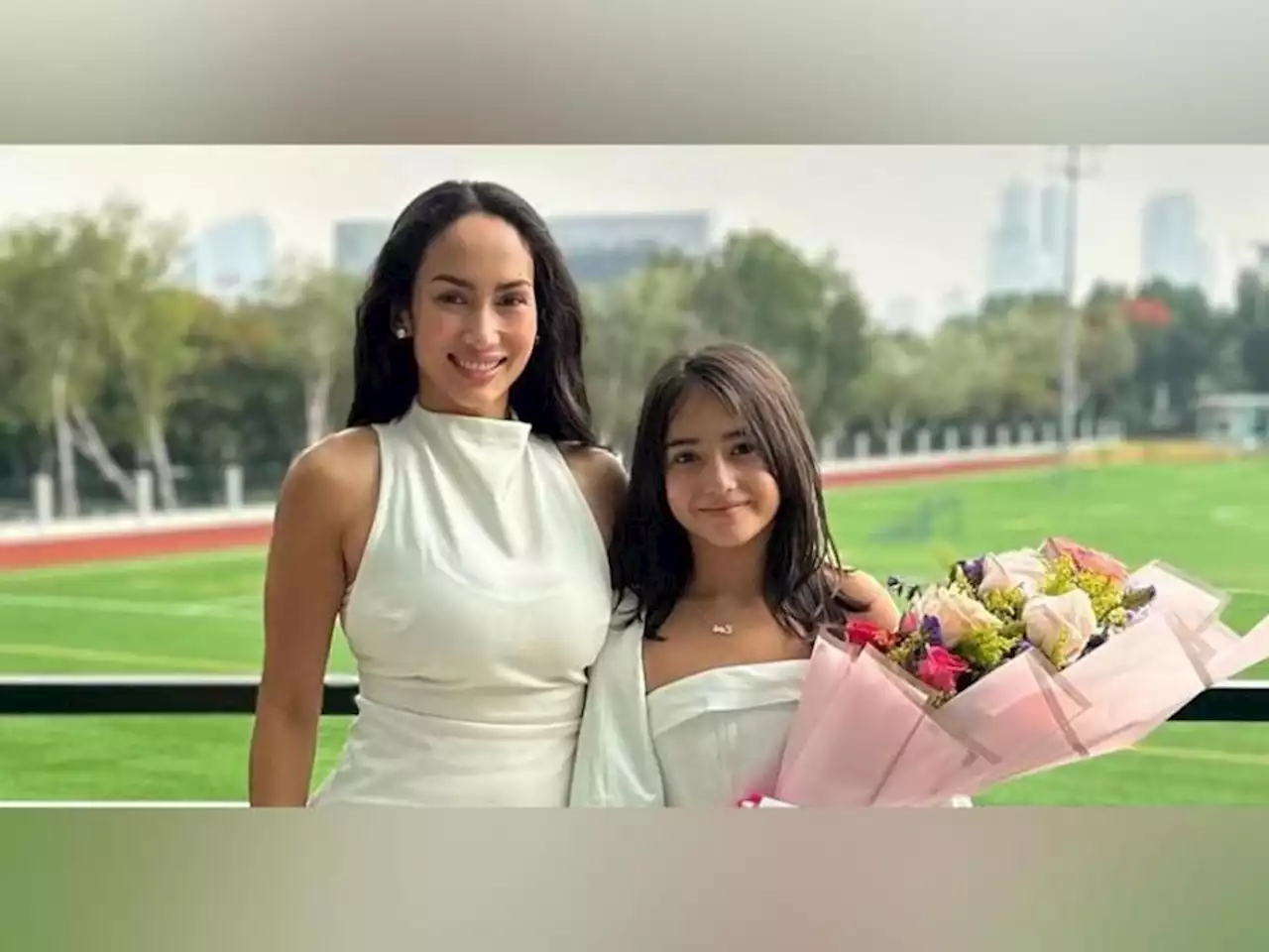 Ina Raymundo, proud of daughter Minka Poturnak as she moves up to middle school