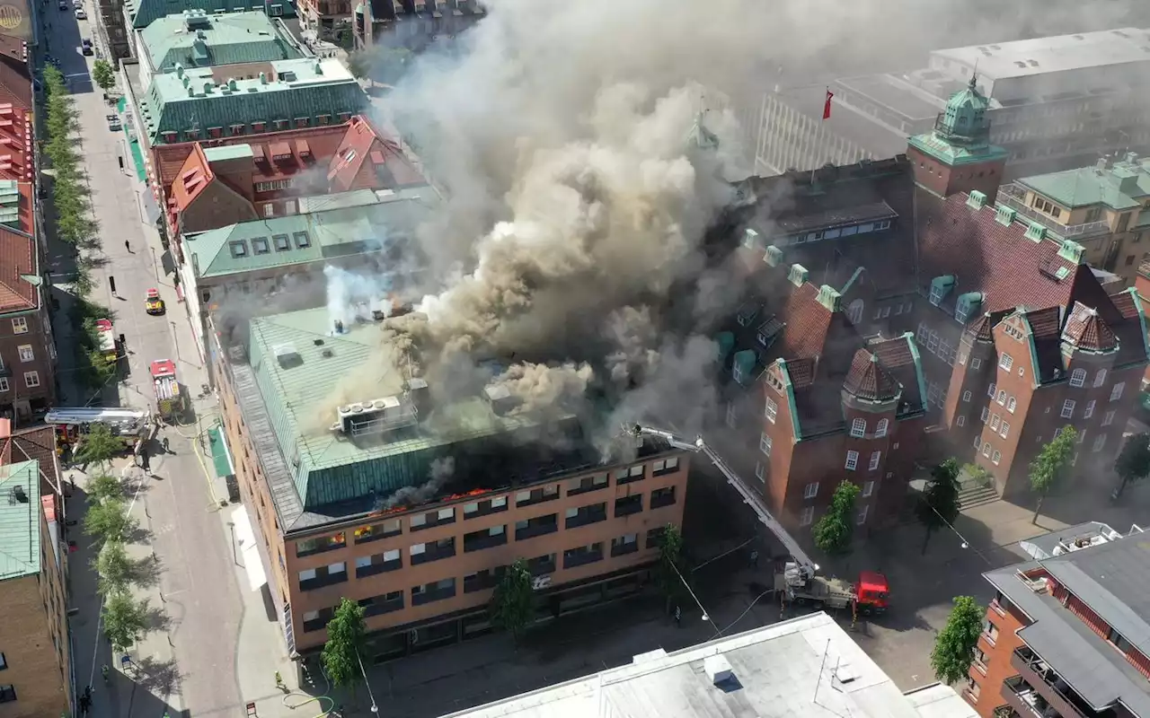 Storbranden i Borås under kontroll