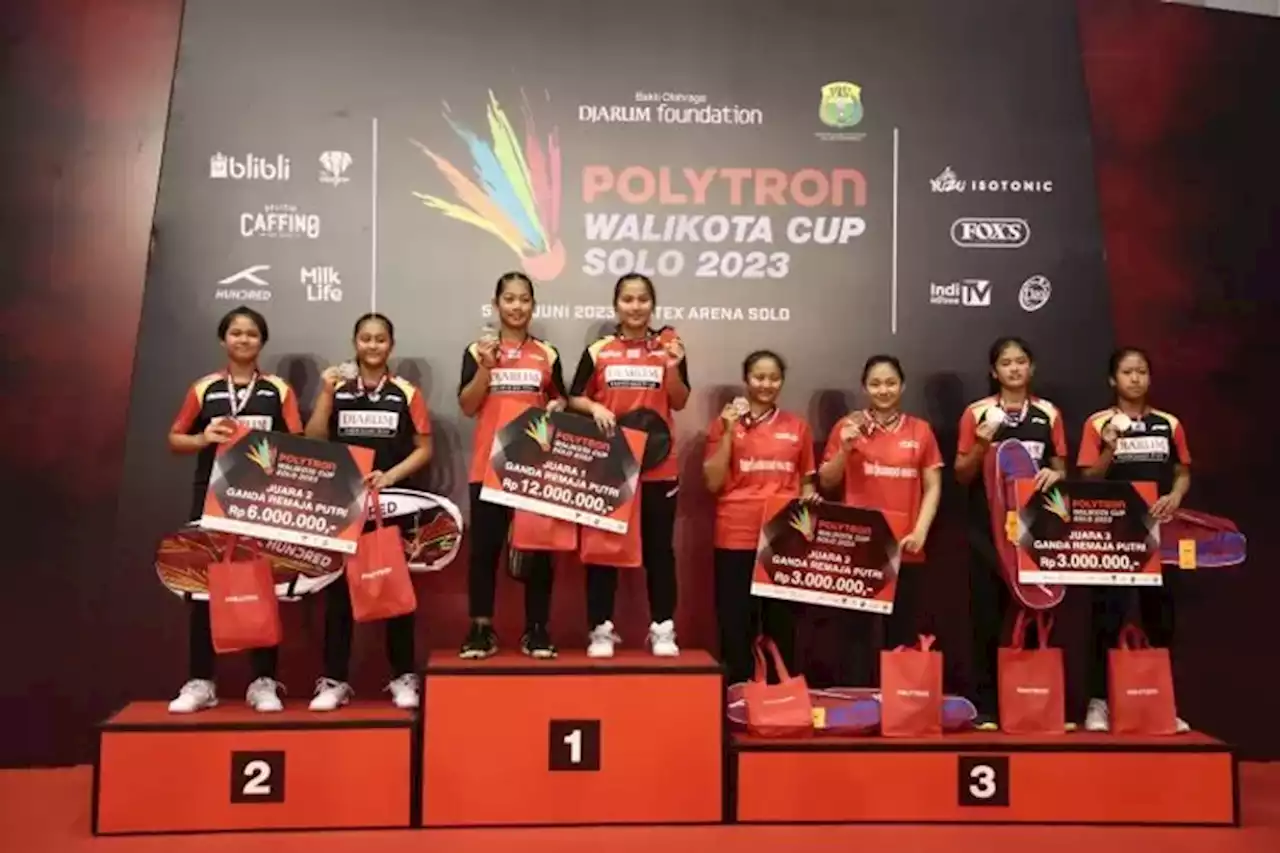 Atlet-Atlet PB Djarum Raih 12 Gelar Juara di Ajang Polytron Wali Kota Cup Solo 2023 - Jawa Pos