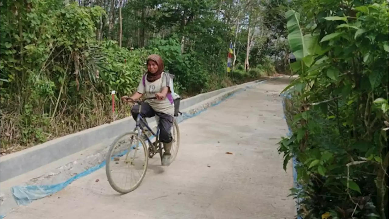 Berkat TMMD, Petani di Desa Hapulang Terbantu Saat Panen