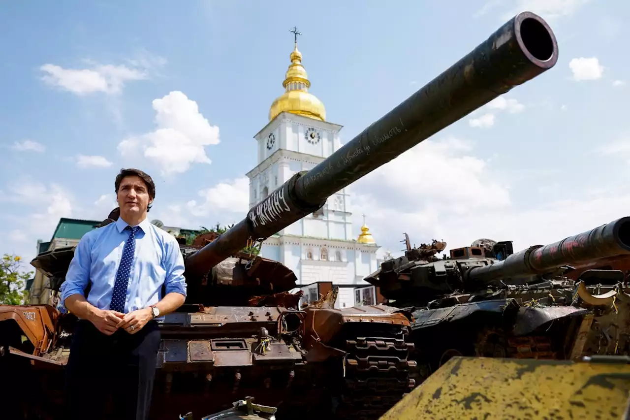 Justin Trudeau, primeiro-ministro canadense, faz visita surpresa a Kiev