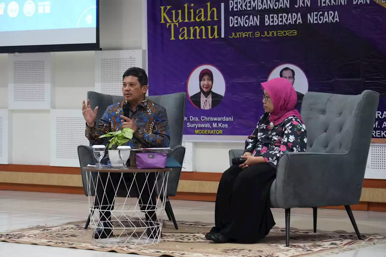 Jadi Dosen Tamu di Undip, Dirut BPJS Kesehatan Ajak Mahasiswa Sukseskan Program JKN