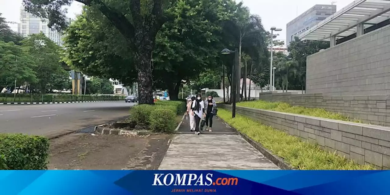 Trotoar di Depan Kedubes AS Akhirnya Dibuka setelah 13 Tahun Ditutup