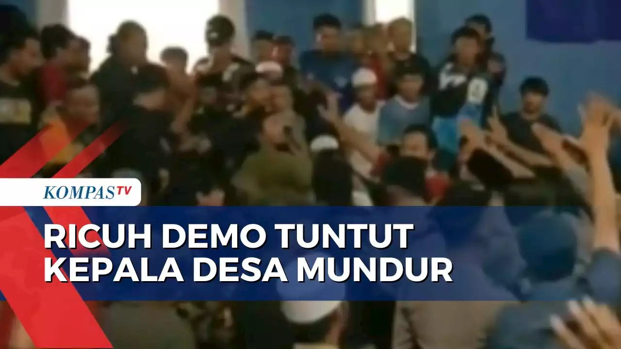 Ricuh! Warga Desa Pangkalan Desak Kades Muncur Gara-Gara Dugaan Korupsi