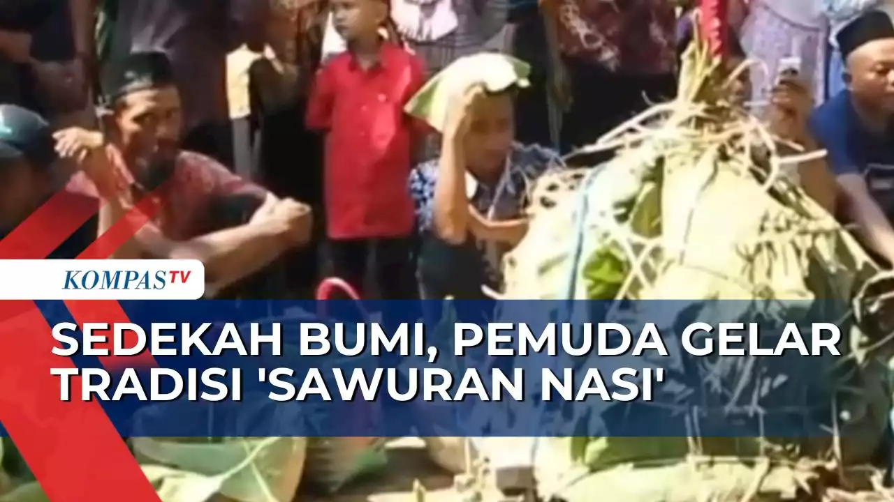 Ungkap Rasa Syukur Atas Hasil Panen, Pemuda di Blora Jateng Jalankan Tradisi 'Sawuran Nasi'!