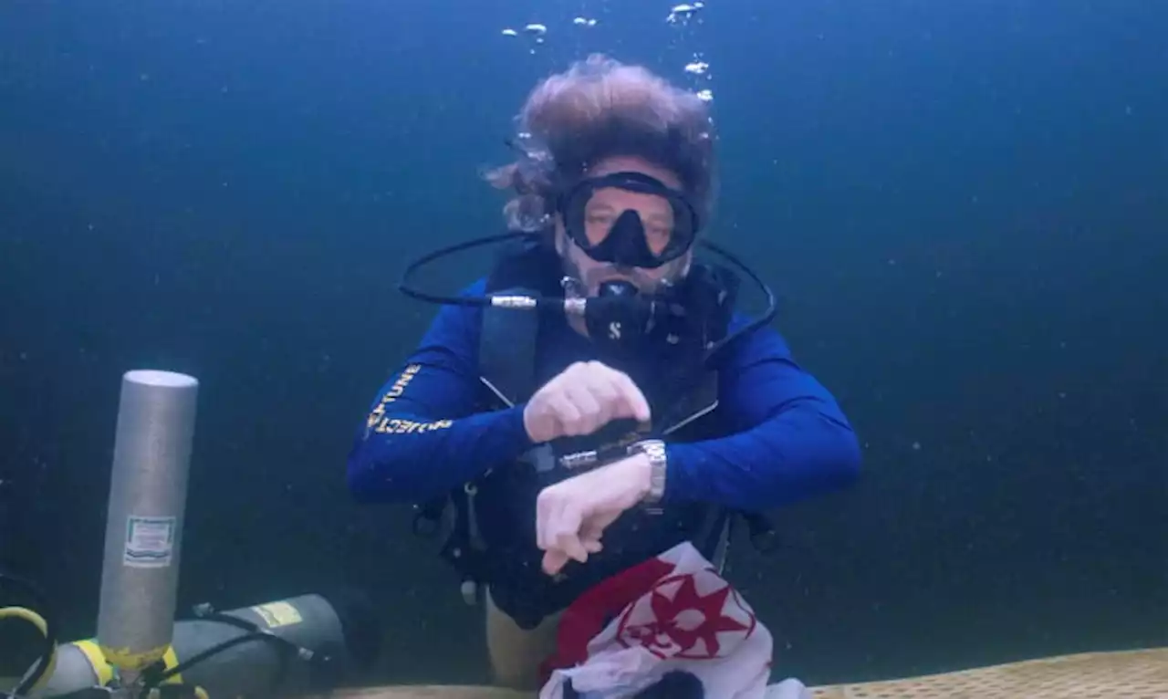 Florida's 'Dr. Deep' resurfaces after a record 100 days living underwater