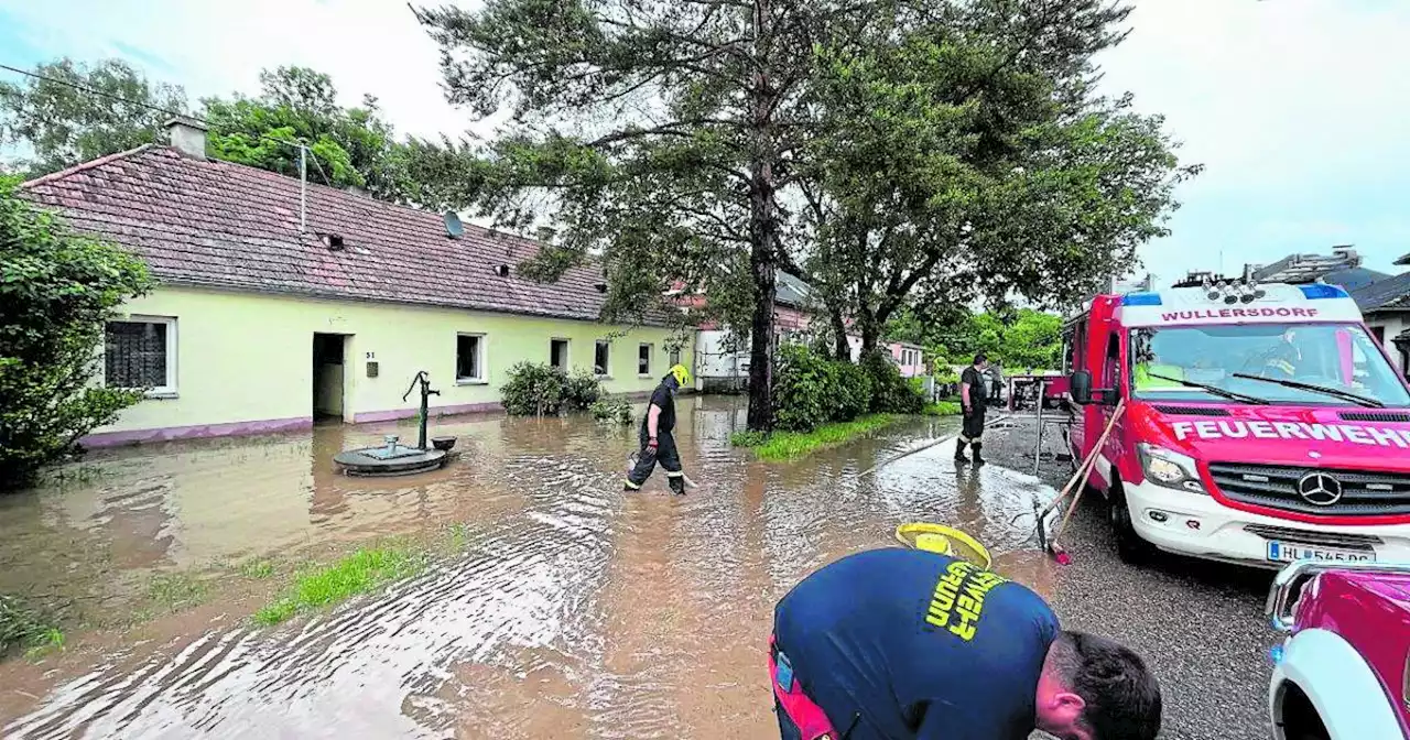 Erneut Überflutungen, schwere Unwetter und Hagel in Ost-Österreich