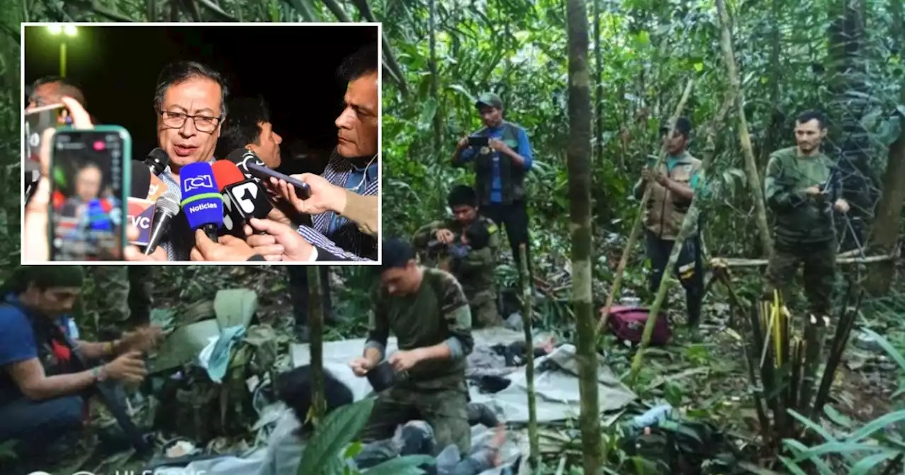 Niños indígenas sobrevivieron solos en la selva: Petro de detalles del milagro de Guaviare