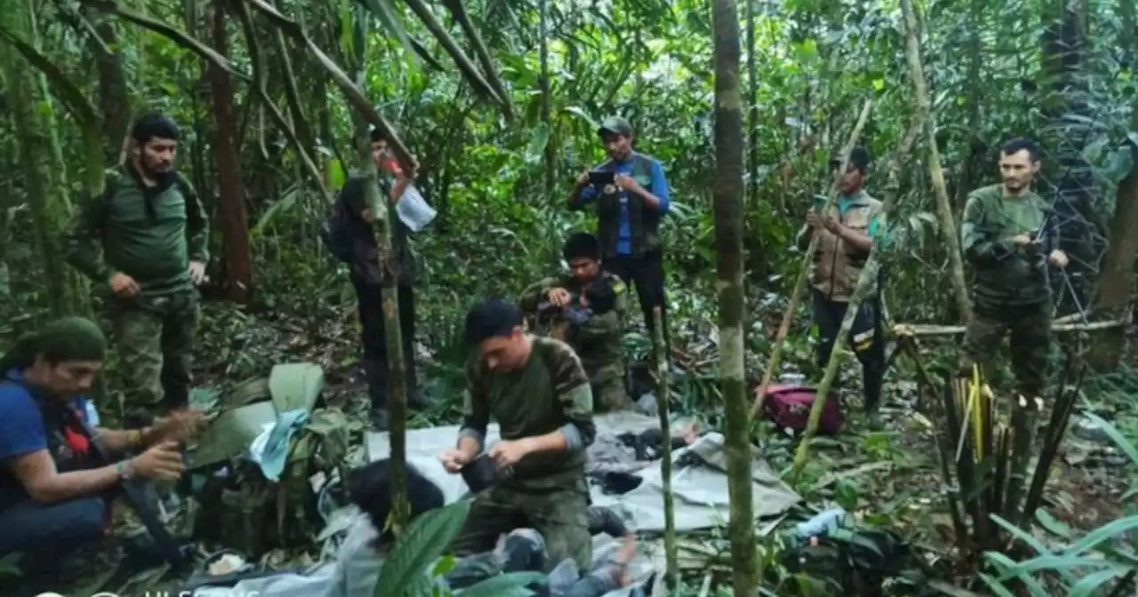 Revelan primeras fotos de los niños que aparecieron en la selva tras estar 40 días perdidos