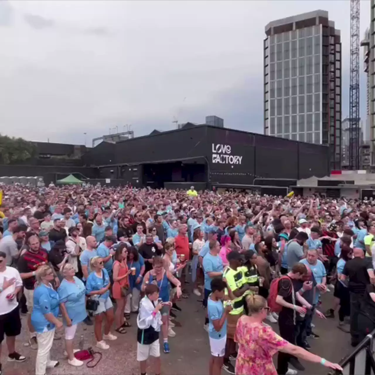 Fans buzzing in Manchester as City take on Inter Milan in Champions League final