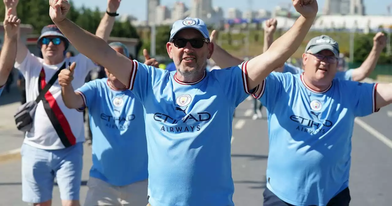 Manchester City fans hit streets of Istanbul ahead of Champions League final