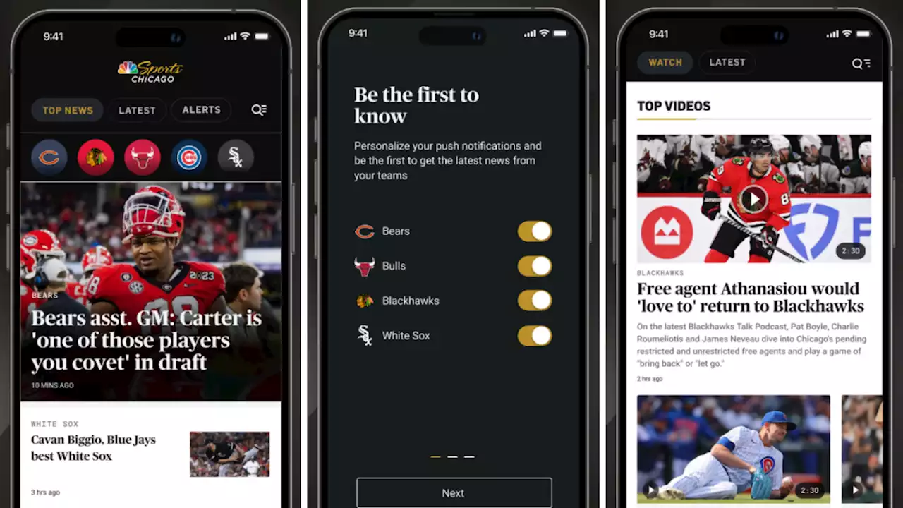 The new NBC Sports Chicago mobile app is here