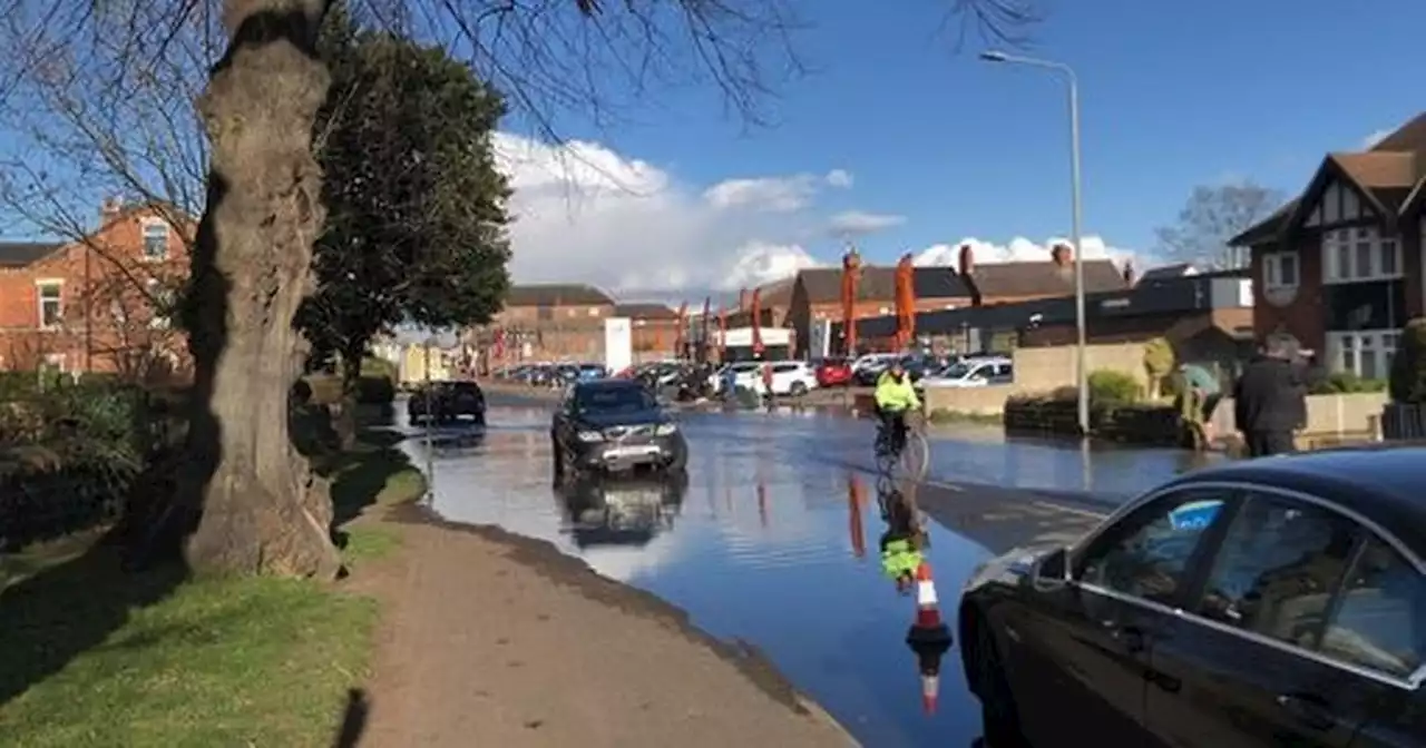 1.2million litres of water flooded Notts street every minute