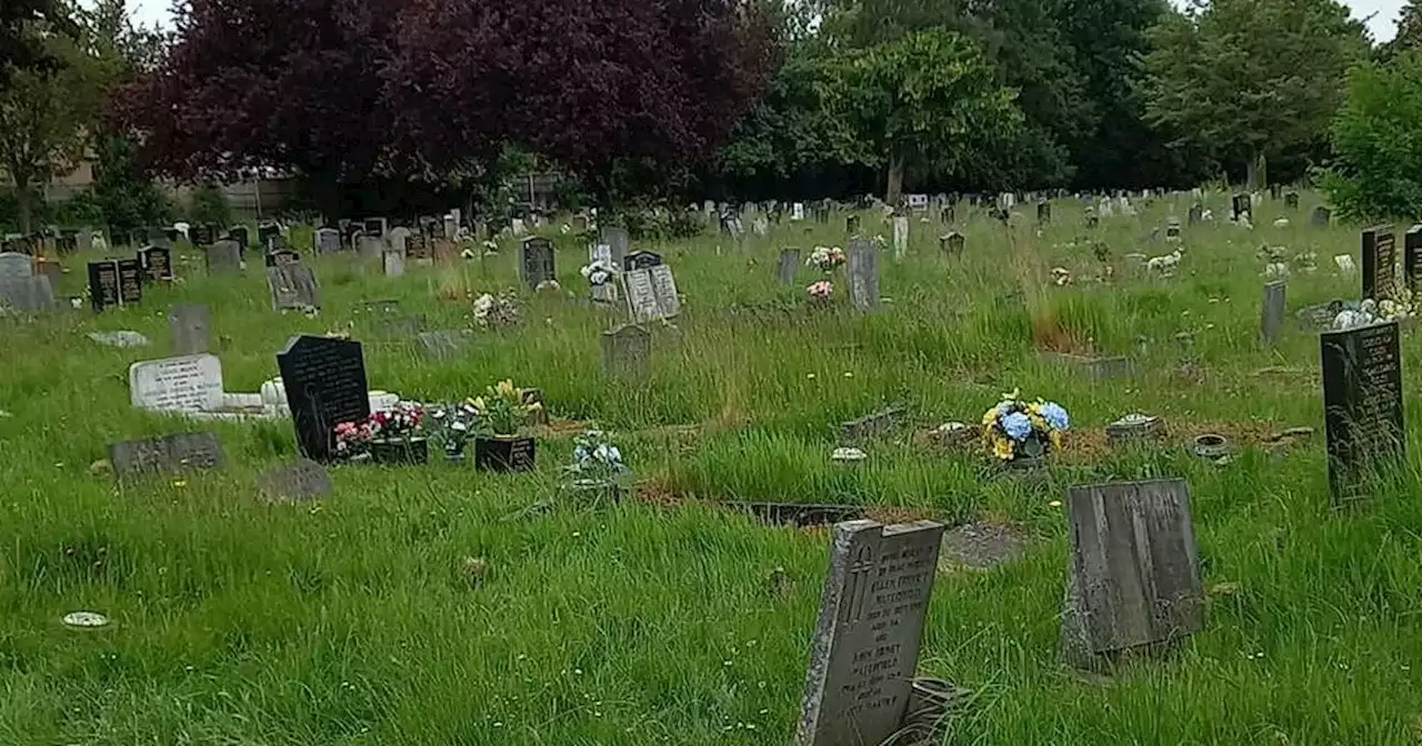 Anger at 'mess' at cemetery as mourners 'wade' through grass