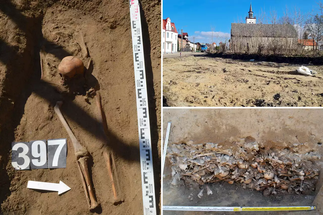 Headless ‘vampire’ remains discovered in 1800s Polish mass grave site