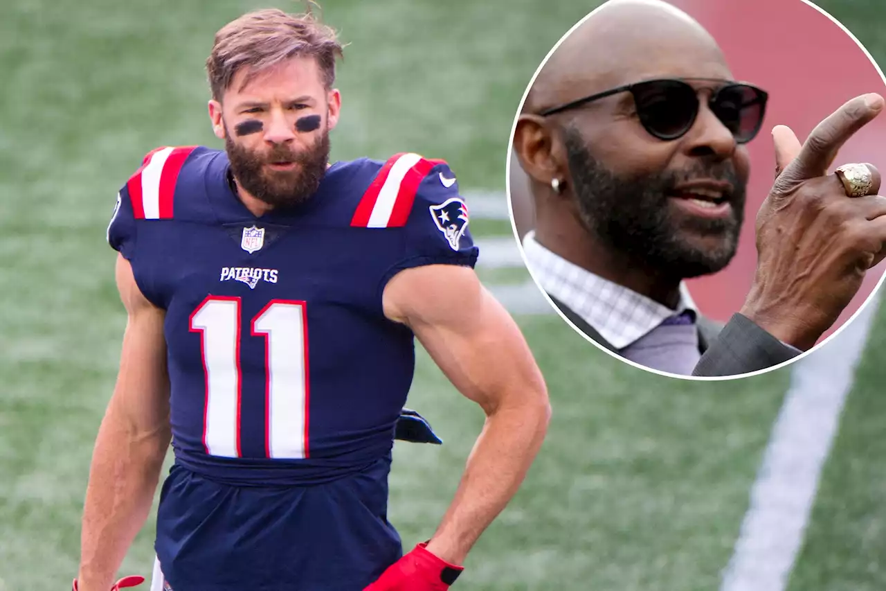 Julian Edelman tried on Jerry Rice’s Super Bowl rings while dating daughter