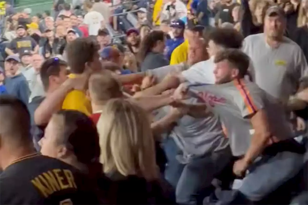 Mets and Pirates fans brawl in stands during Amazins’ blowout loss