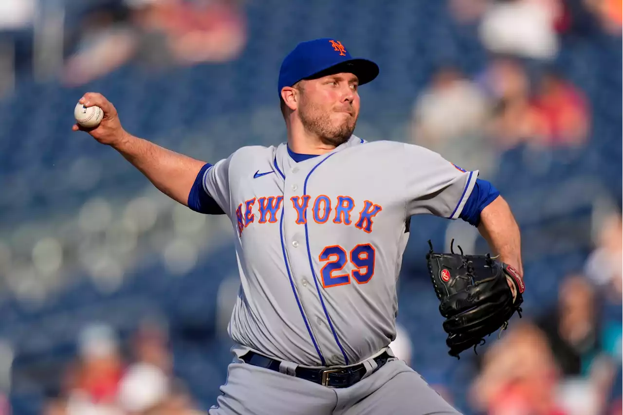 Mets designate Tommy Hunter for assignment in bullpen overhaul