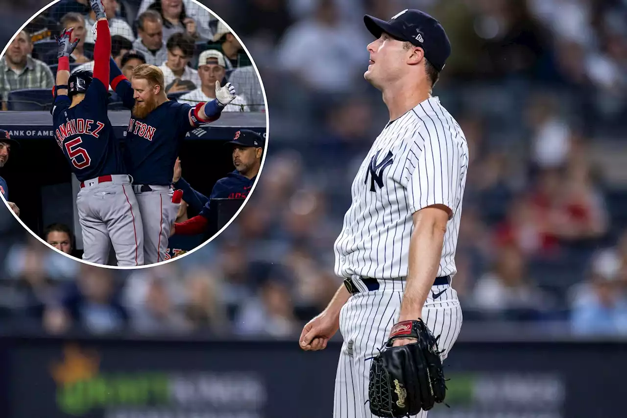 Yankees’ bats waste Gerrit Cole’s strong outing in loss to Red Sox