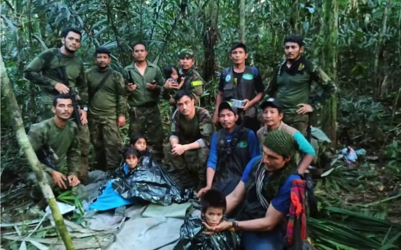 Crianças resgatadas na selva já recebem tratamento em Bogotá