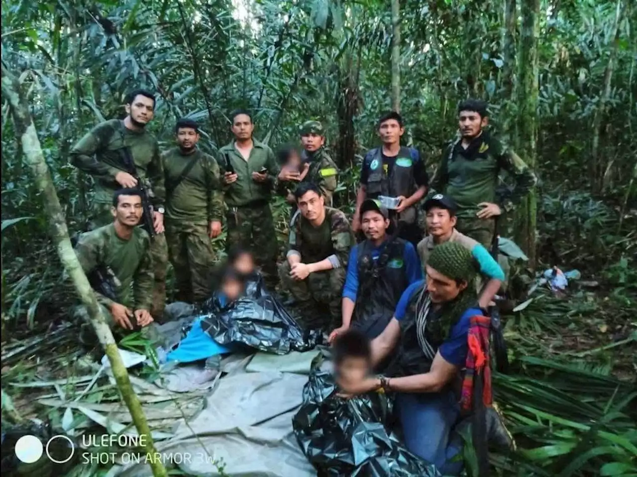 Children found alive after being lost in Colombian jungle for 40 days