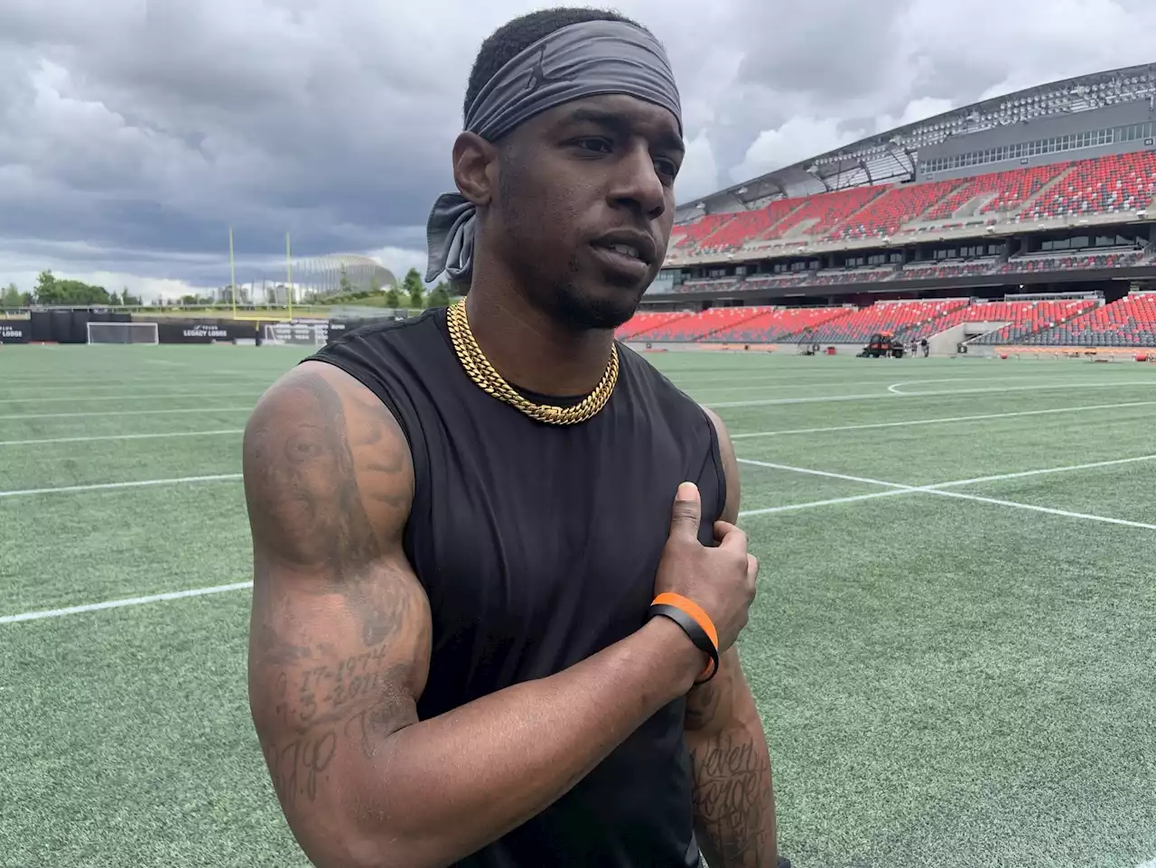 Ottawa Redblacks receiver Quan Bray plays on with murdered mom on his mind