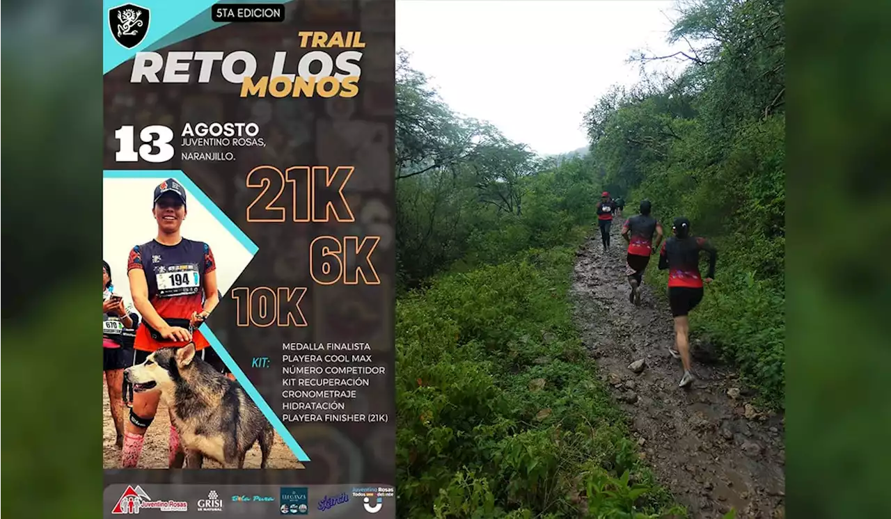 Lanzan convocatoria para quinta edición de Reto Trail Los Monos en Juventino Rosas