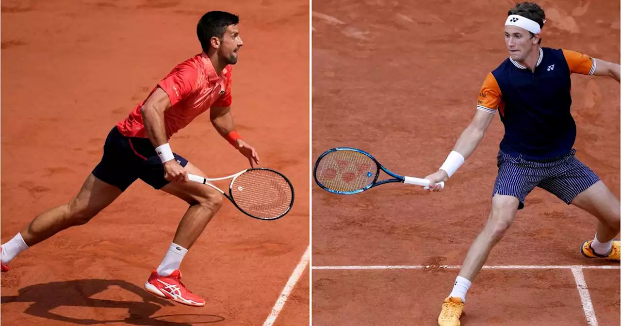 Tennis: sarà Casper Ruud a sfidare Nole Djokovic nella finale del torneo parigino