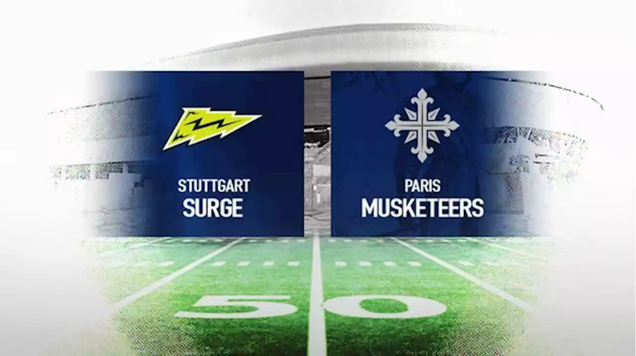 European League of Football - European League of Football 2. Spieltag: Stuttgart Surge at Paris Musketeers live auf ran.de