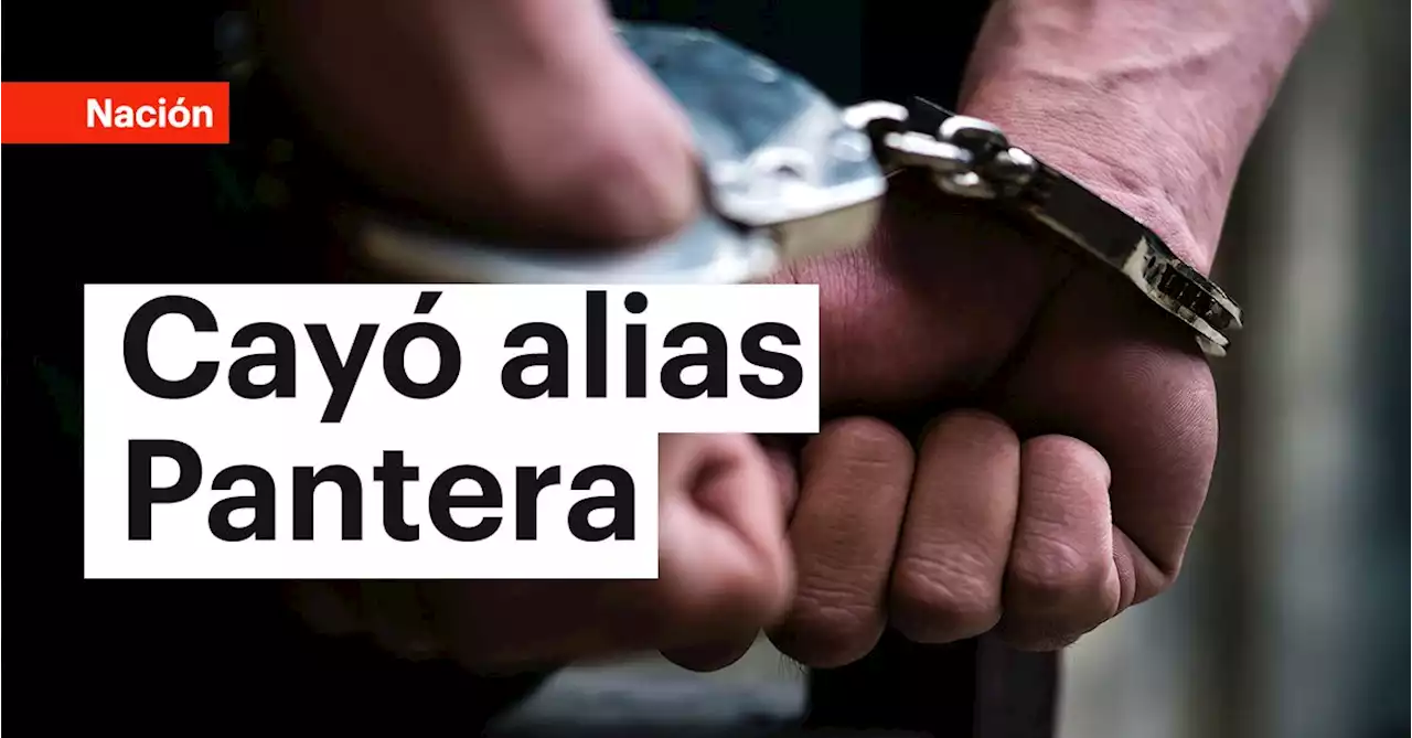 Así fue la captura de alias Pantera, uno de cabecillas más buscados del Clan del Golfo y conocido también como el ‘mata policías’