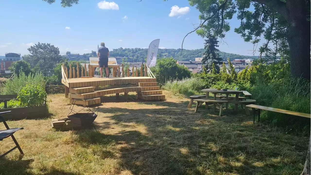 Jardin public à Namur : le site du fort Saint-Antoine revit