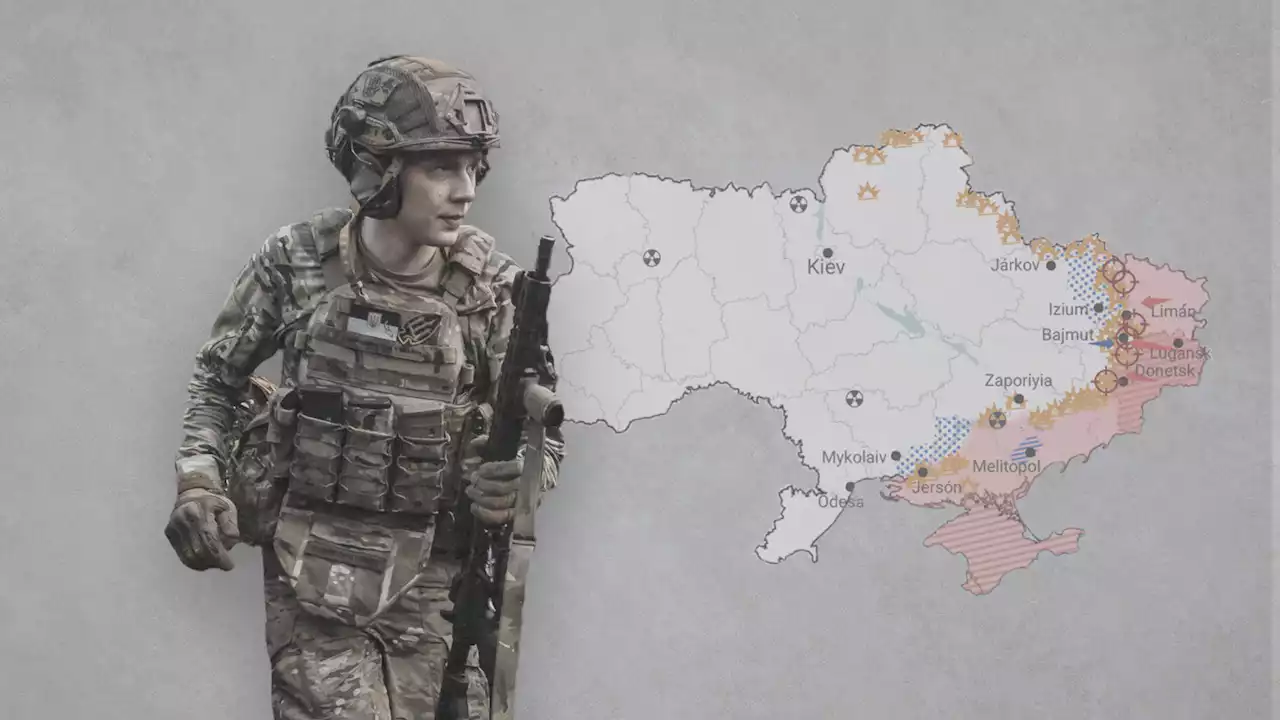 El mapa de la guerra: Aumentan los combates en el Donbás y Zaporiyia - RTVE.es