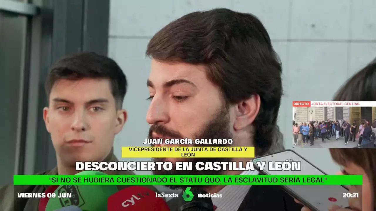 García-Gallardo compara su plan de relajar los controles a la tuberculosis bovina con la lucha contra la esclavitud