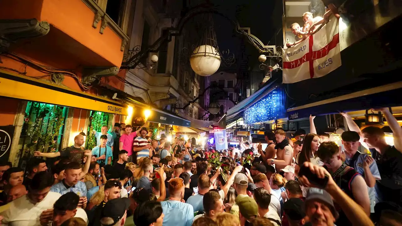 'This is our time': Hopeful Manchester City fans in Turkey to secure the treble with Champions League win