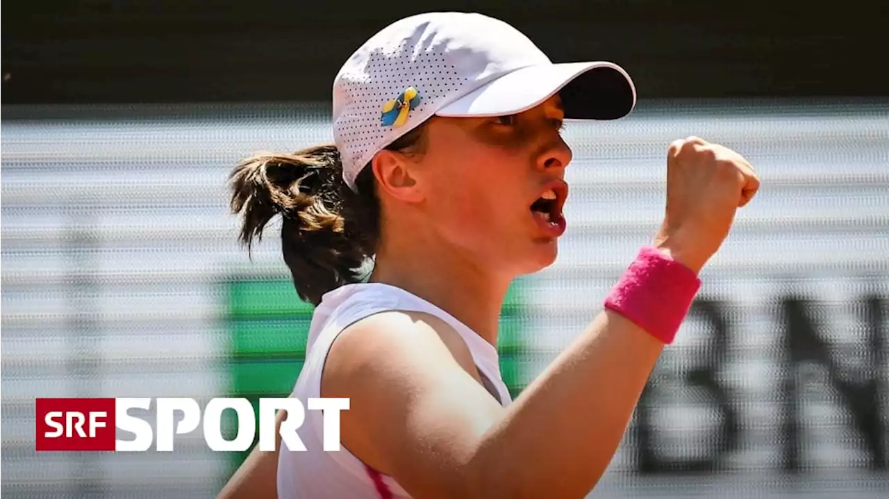 Final-Krimi gegen Muchova - Titel Nummer 3: Swiatek erneut die «Königin von Roland Garros»